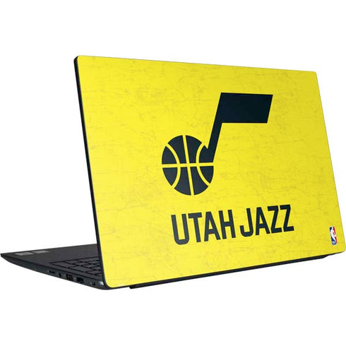 NBA Utah Jazz Yellow Texture Dell Vostro Skin